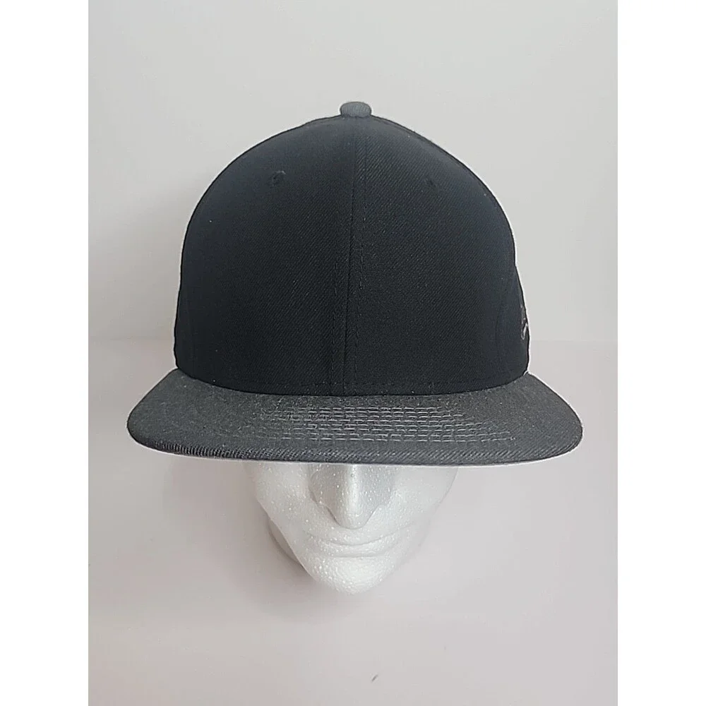 New Era 9Fifty Blank Strapback Black-Charcoal Adjustable Hat